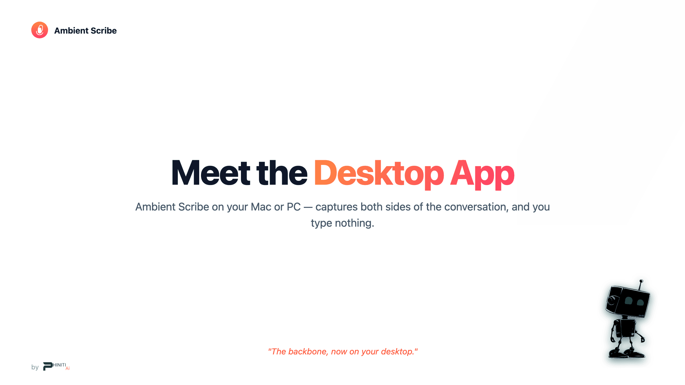 The Desktop App