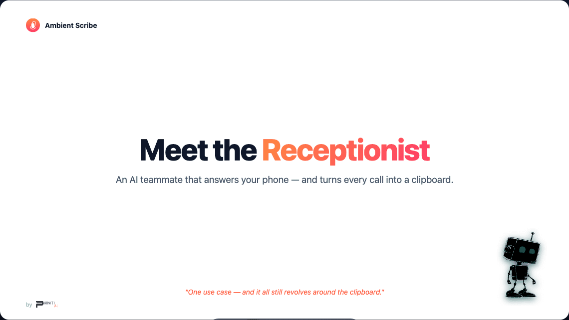 The Receptionist