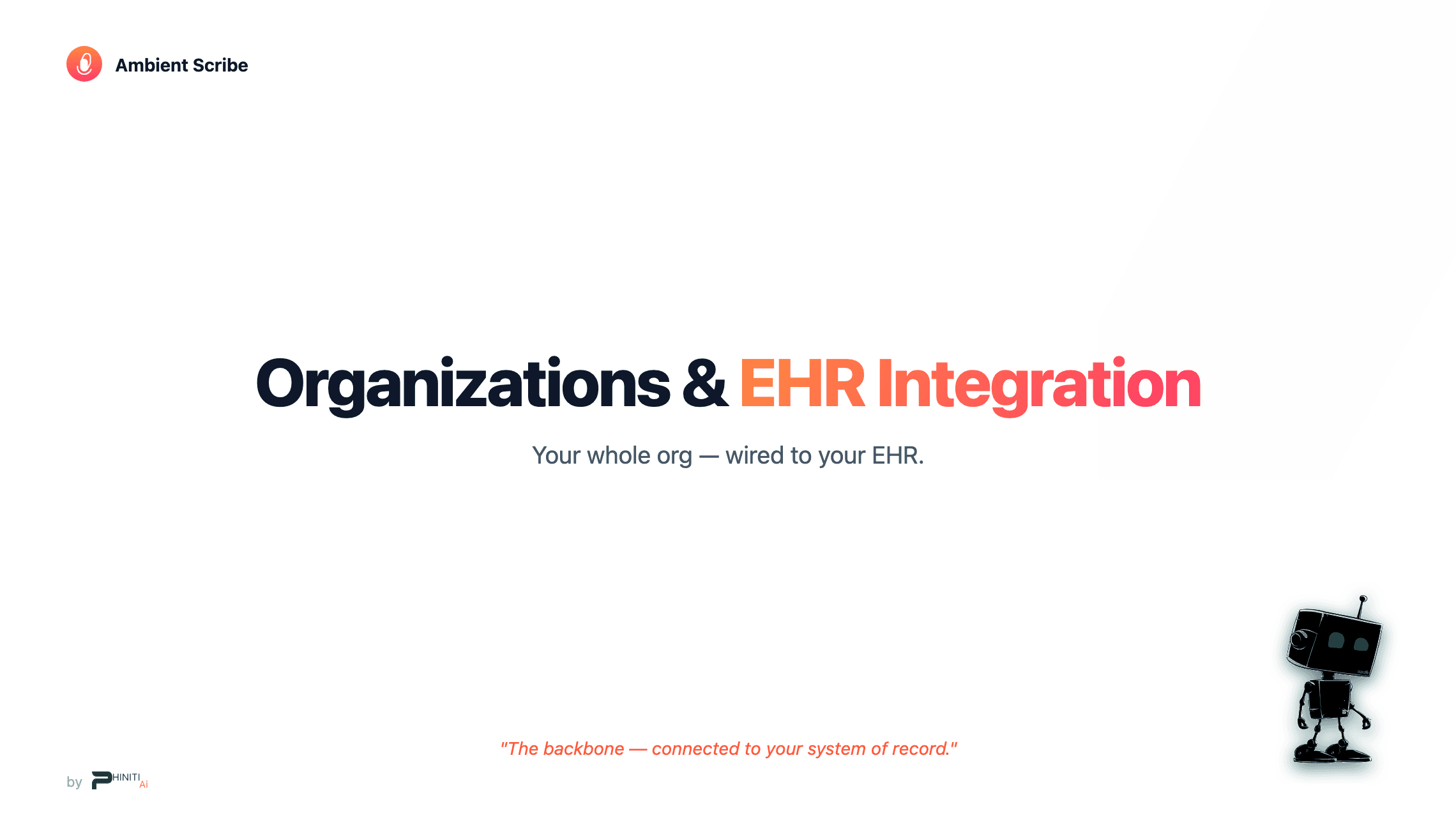 Organizations & EHR Integration